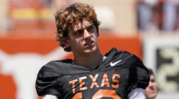 Arch Manning Becomes a Meme After Workout Photo of Texas QBs Goes Viral