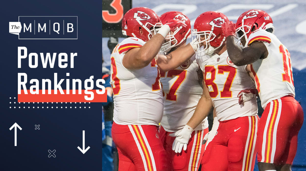 NFL Power Rankings: Chiefs Back to No. 1; Steelers Top Undefeated Team