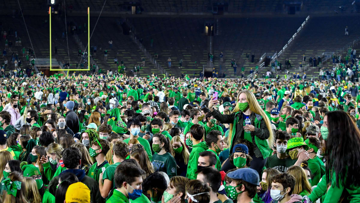 Notre Dame Strengthens Health Protocols Following Clemson Field-Storming
