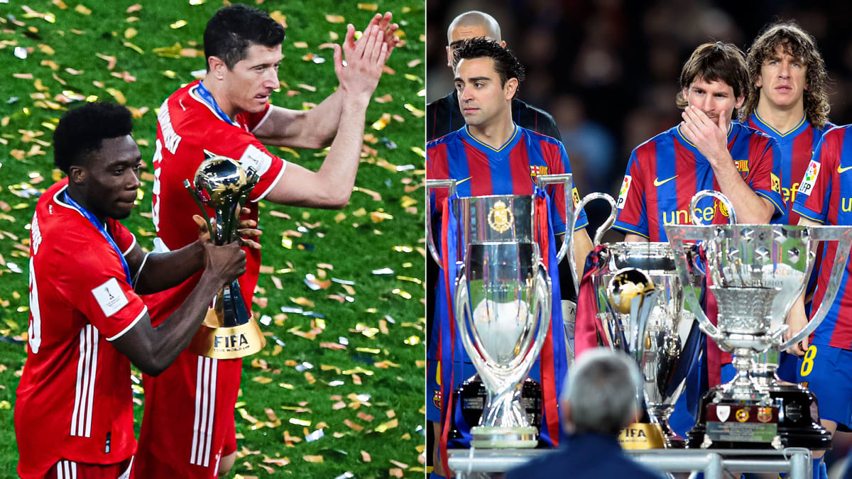 Comparing the Sextuple Winners: 2009 Barcelona vs. 2020 Bayern Munich
