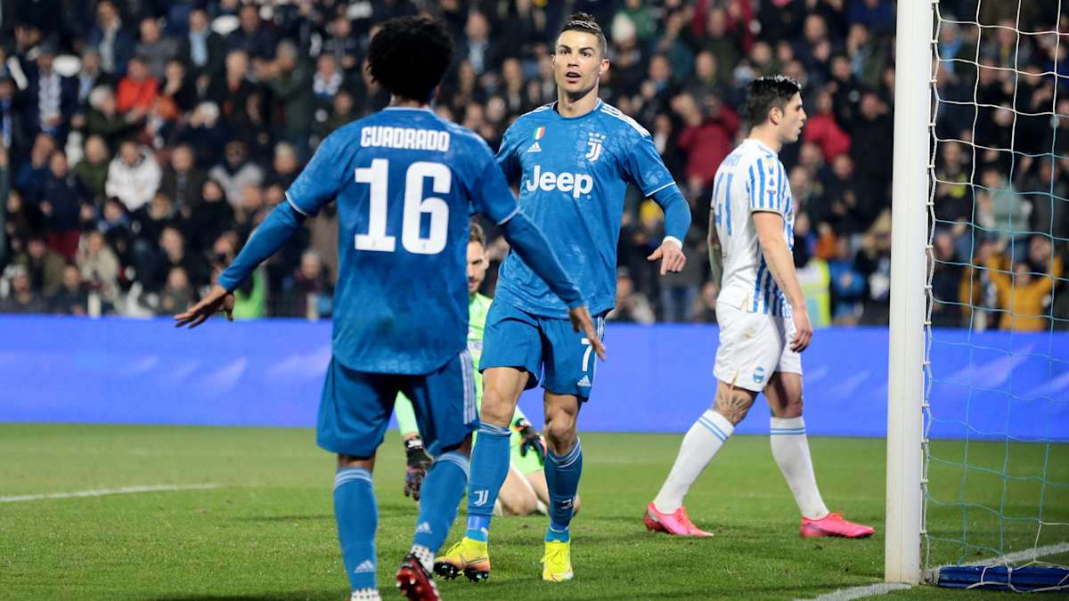 Ronaldo Matches Goal Record in 1,000th Game as Juve Beats Spal