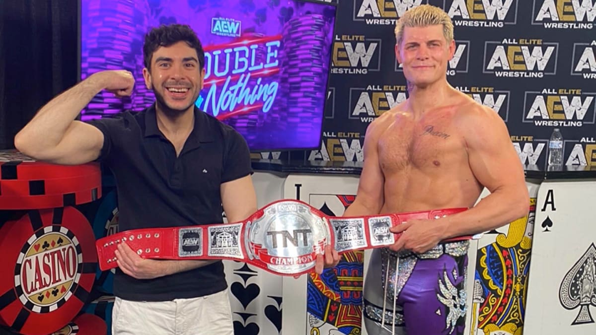 Cody Rhodes Crowned First-Ever TNT Champion at AEW's Double or Nothing Pay-Per-View