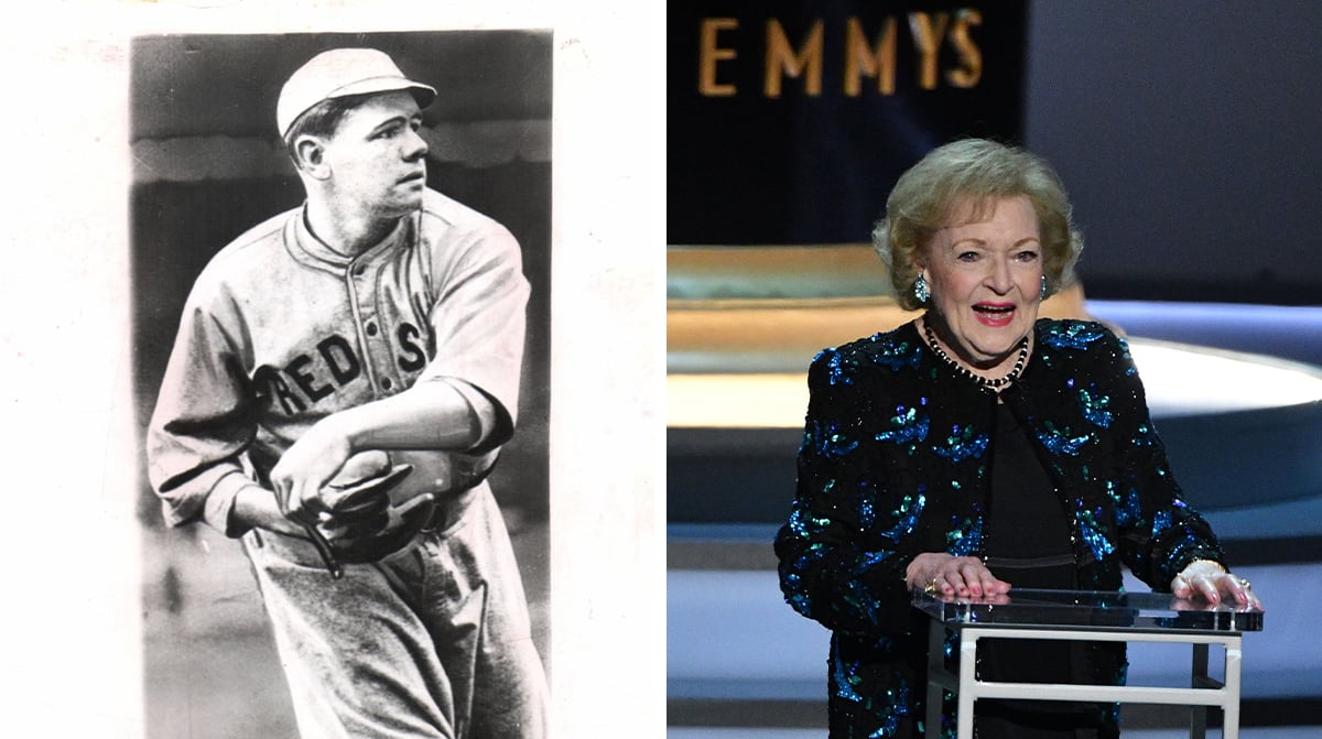 Babe Ruth, Betty White Stat Goes Viral in Wake of Her Death