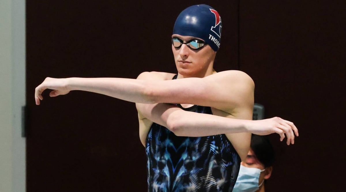 Lia Thomas Sets Record at Ivy League Swimming and Diving Championships