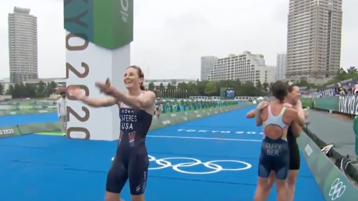 Team USA Triathlete Katie Zaferes Wins Bronze at Tokyo Olympics