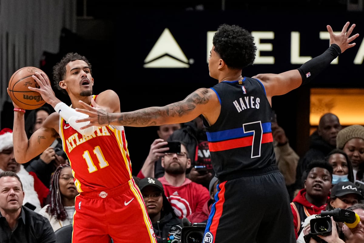 Hawks vs Pistons Trae Young Added to Injury Report Ahead of Tuesday's
