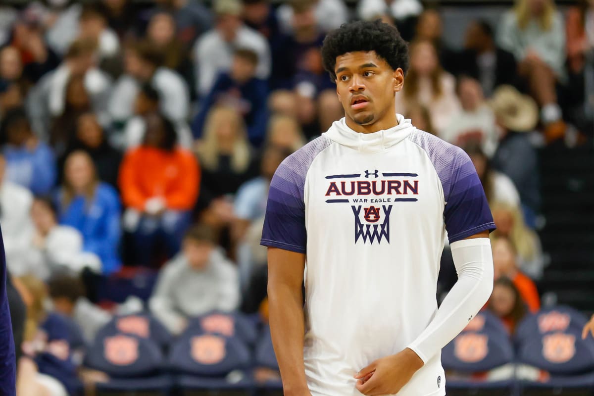 LOOK Dylan Cardwell and Tre Donaldson tried on Auburn football