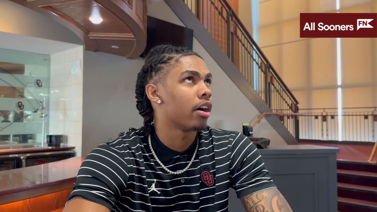 WATCH: Oklahoma WR Andrel Anthony Interview - BVM Sports