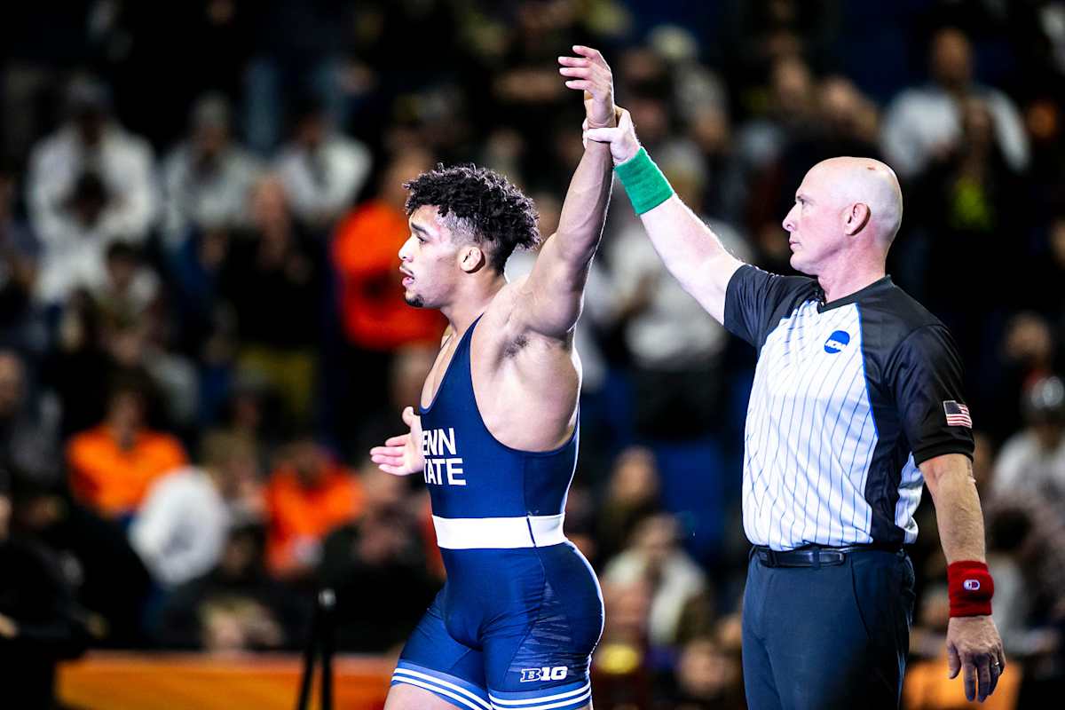 Penn State's Carter Starocci Talks Olympics, MMA After NCAA Wrestling