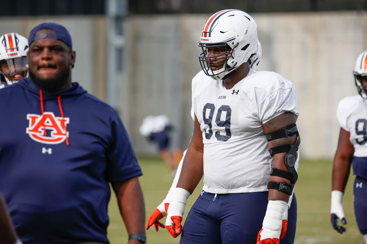WATCH Auburn DT Jayson Jones looks ready for the season BVM Sports