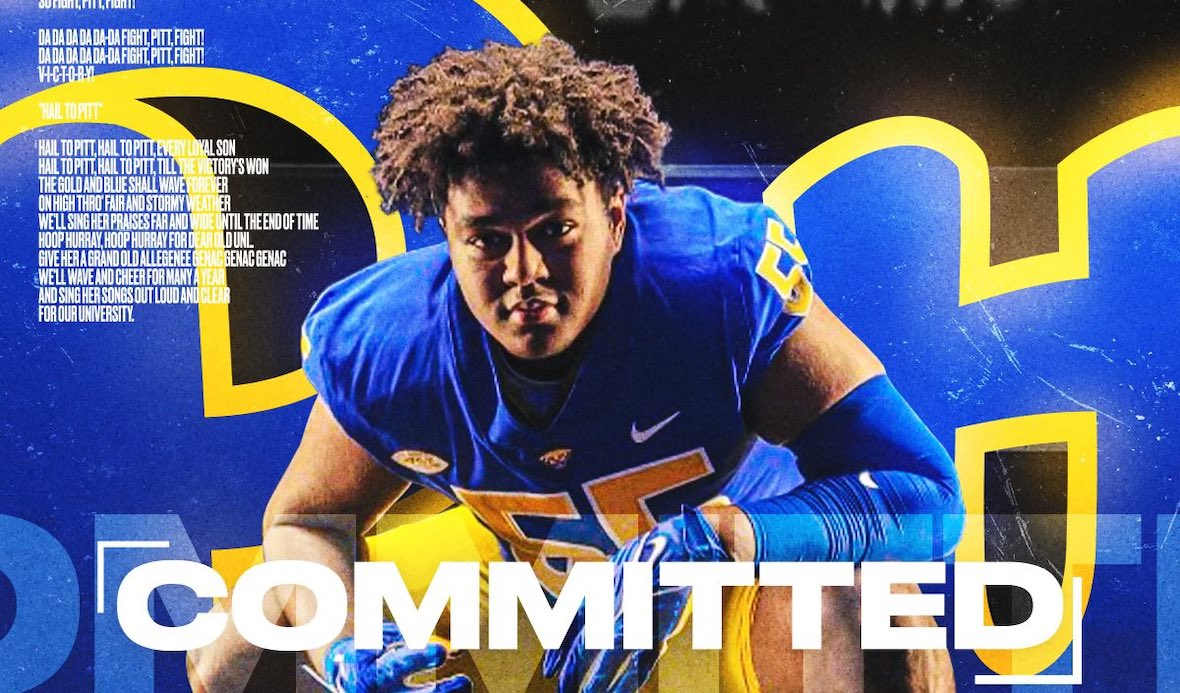 InState 2024 OL Jiavani Cooley Picks Pitt BVM Sports