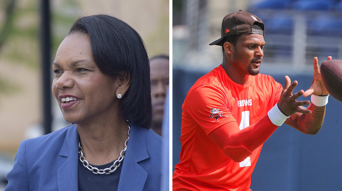 Condoleezza Rice Discusses Deshaun Watson Situation