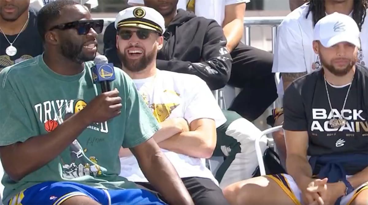 Draymond Green Has NSFW Message for Critics During Parade