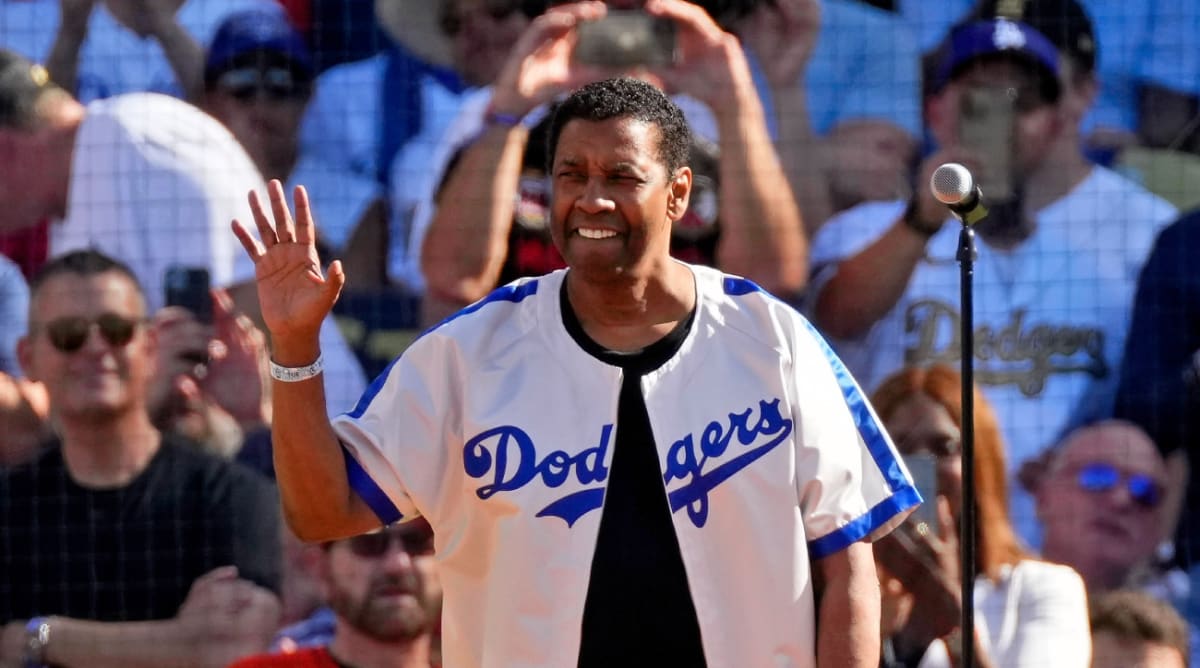 Denzel Washington Pays Homage to Jackie Robinson at All-Star Game