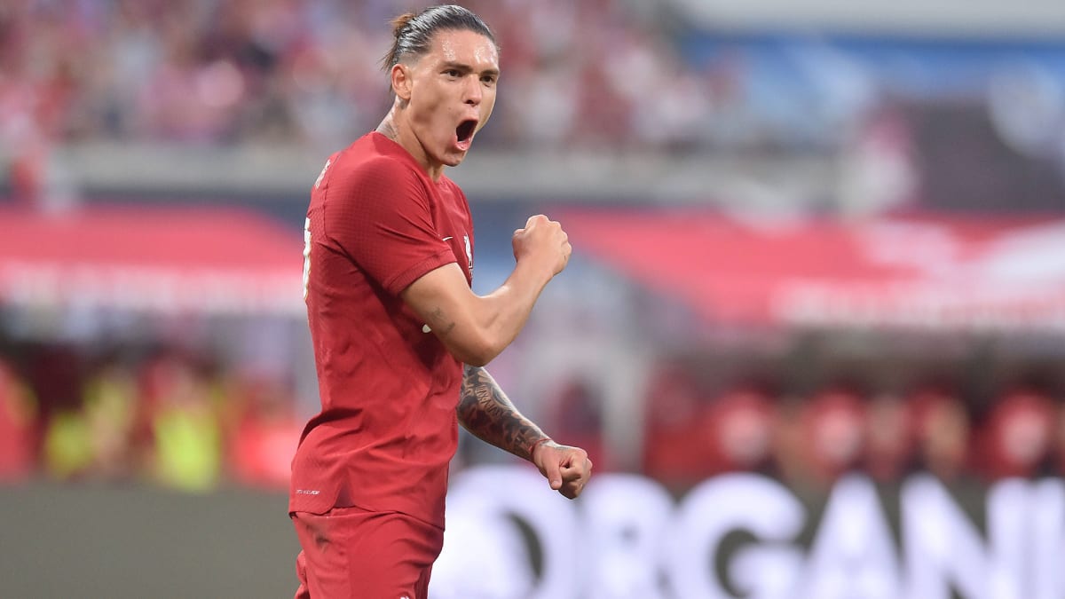 Liverpool Signing Nunez Scores Four Off Bench vs. Leipzig