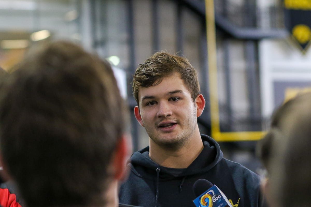 Watch Iowa FB Player Interviews 4623 BVM Sports