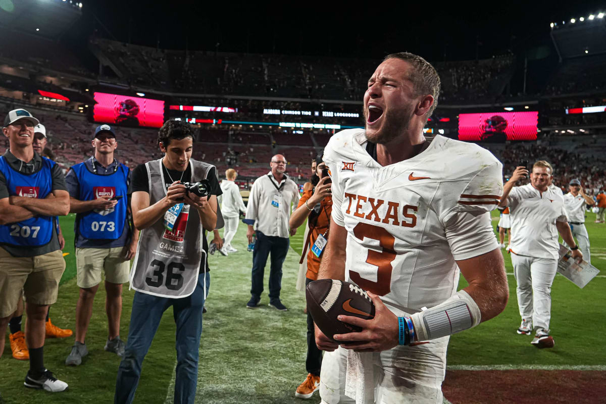 Quinn Ewers & Texas Know Not To Take Jayhawks Lightly - BVM Sports