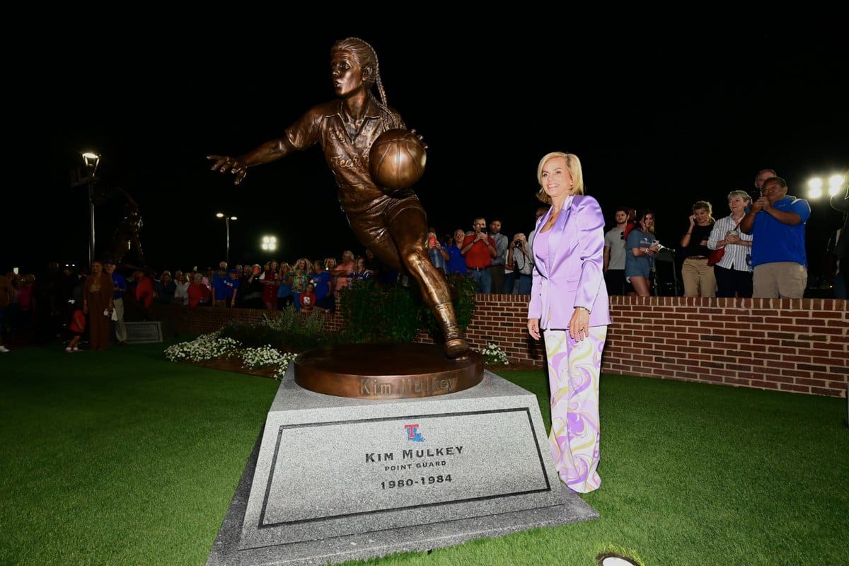 Kim Mulkey’s Statue Unveiled at Louisiana Tech’s Champions Plaza