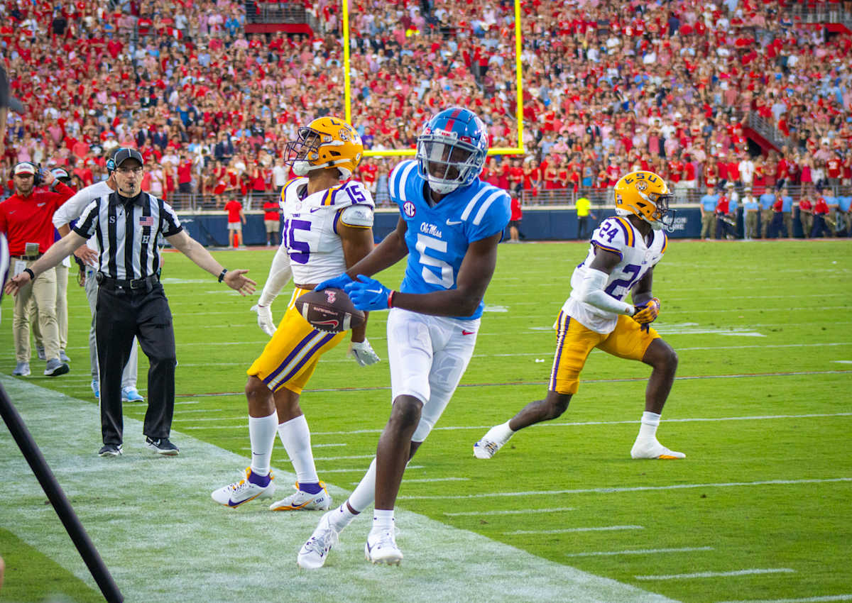 Ole Miss WR Zakhari Franklin 'Chose Not To Play' vs. BVM Sports