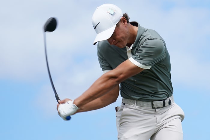 Cameron Champ, 23 ans, mène actuellement le PGA Tour en distance de conduite et a réalisé une moyenne de 343,1 verges sur le circuit Web.com la saison dernière.