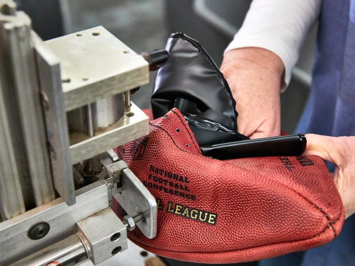 Super Bowl 2019 How cows NFL footballs Sports Illustrated