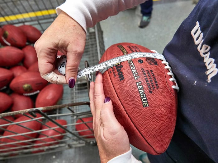 Super Bowl 2019 How cows NFL footballs Sports Illustrated