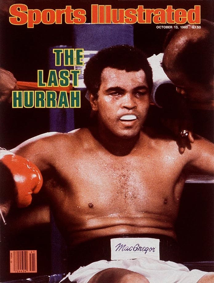 Muhammad Ali Sports Illustrated cover devoted to Legacy Award Sports