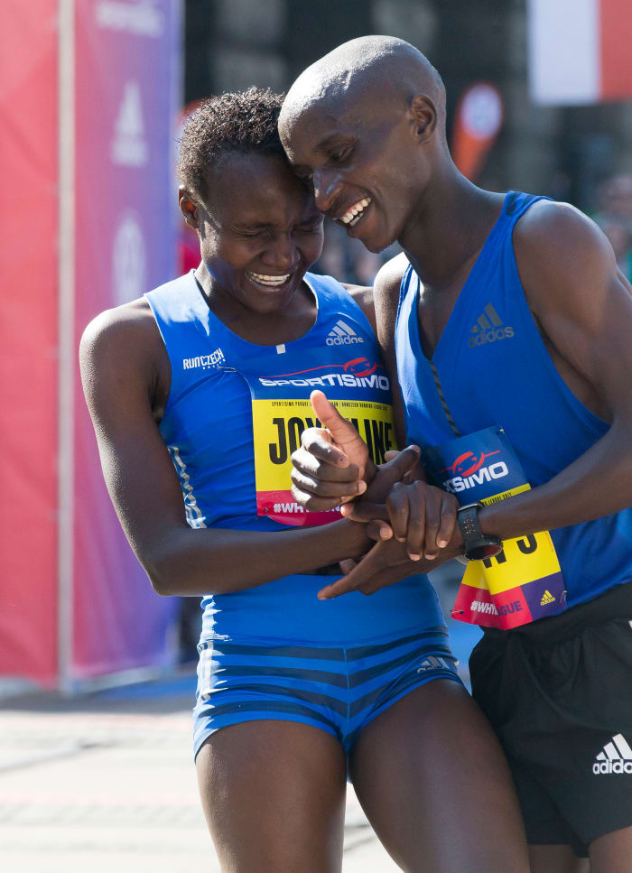 Joyciline Jepkosgei half marathon world record training Sports