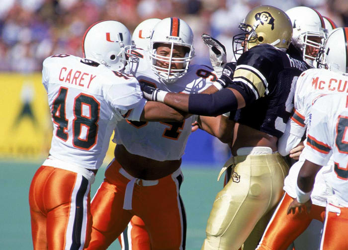 The Rock Dwayne The Rock Johnson Miami Hurricanes - Sports Illustrated