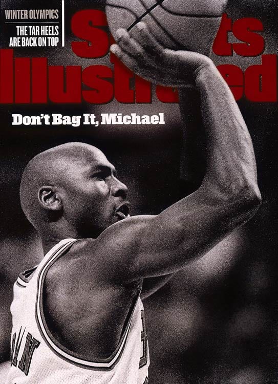 Michael Jordan Sportsman of the Year hologram cover Sports Illustrated