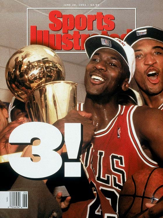 Michael Jordan Sportsman of the Year hologram cover Sports Illustrated