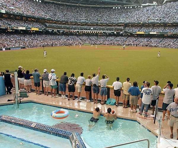 Ballpark Quirks Taking a dip in Chase Field’s swimming pool Sports