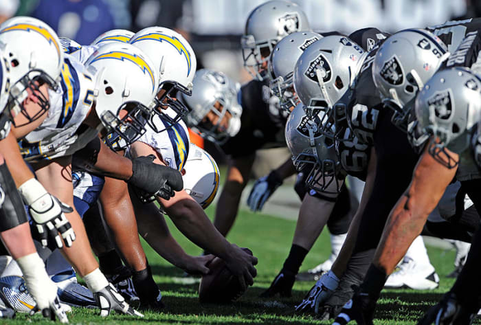 The Chargers and Raiders have been in the same division since the AFL Weste...