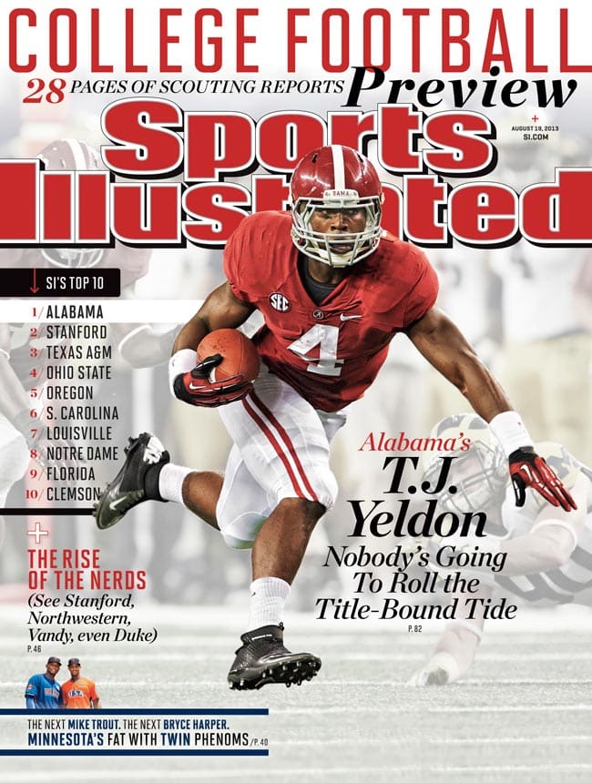 Alabama among six teams on SI's 2013 College Football Preview regional