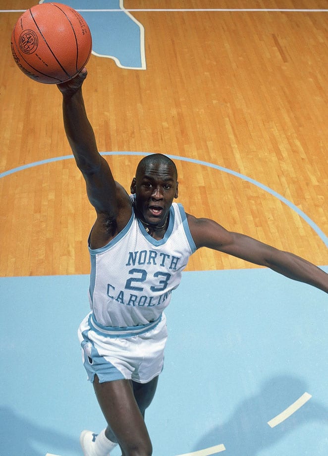 michael jordan college years