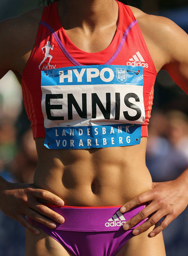 12 Pics Of The Rather Ripped Jessica Ennis, Who Was Honored By The