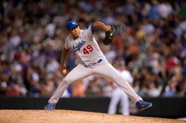 Carlos Marmol will be an option out of the Dodgers' bullpen in the NLCS. (Dustin Bradford/Getty Images)