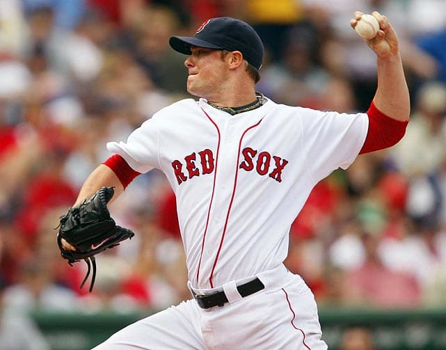 Jon Lester with the Red Sox