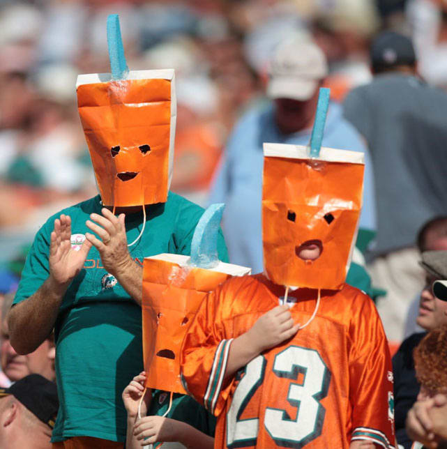 Fans With Bags Over Their Heads Sports Illustrated