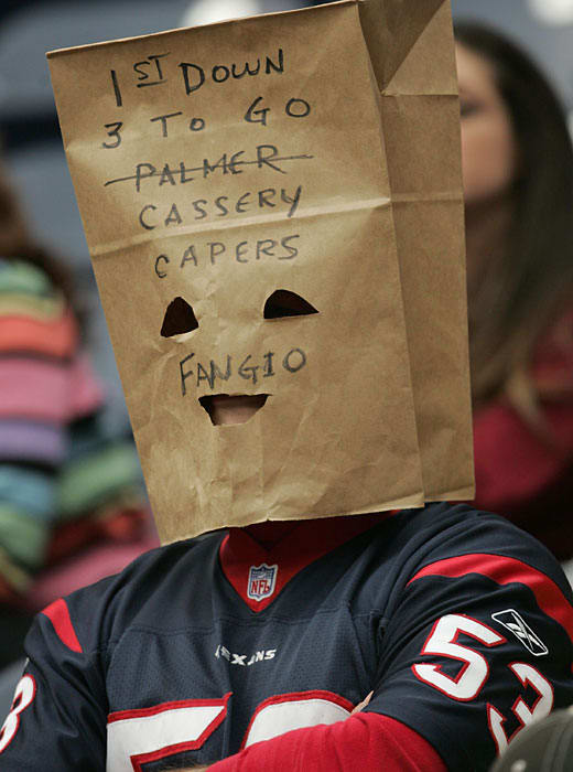 Fans With Bags Over Their Heads Sports Illustrated