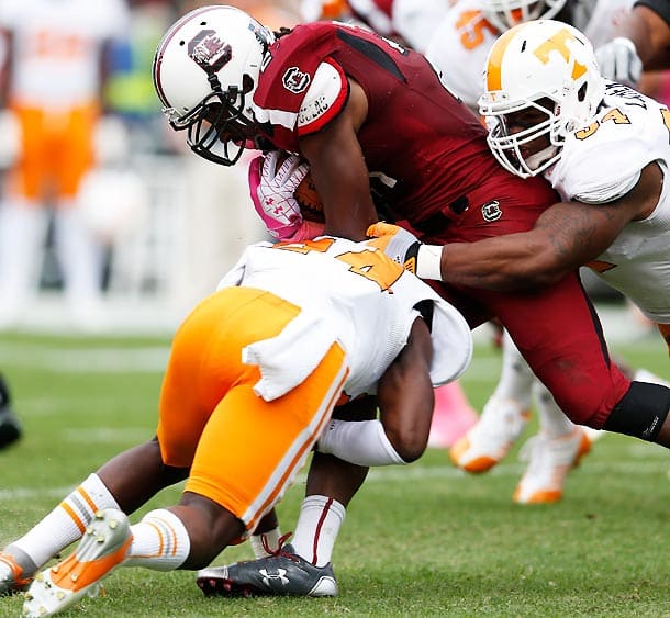 Marcus Lattimore leaves South CarolinaTennessee game with knee injury Sports Illustrated