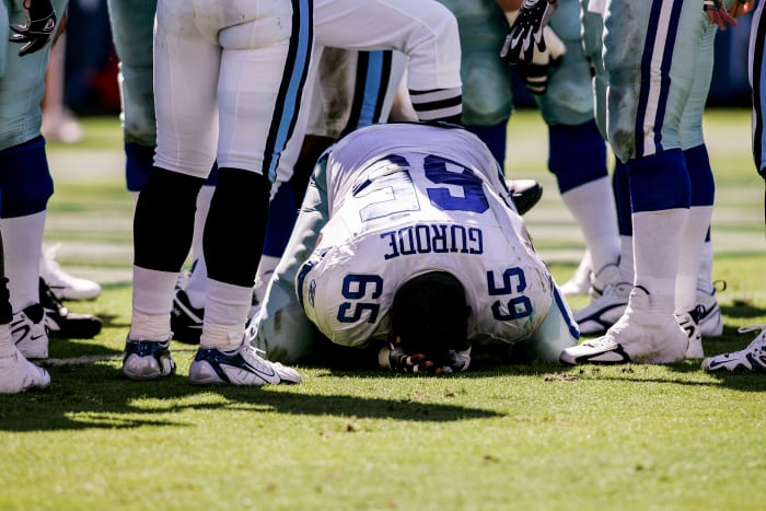 Andre Gurode after Albert Haynesworth stomp