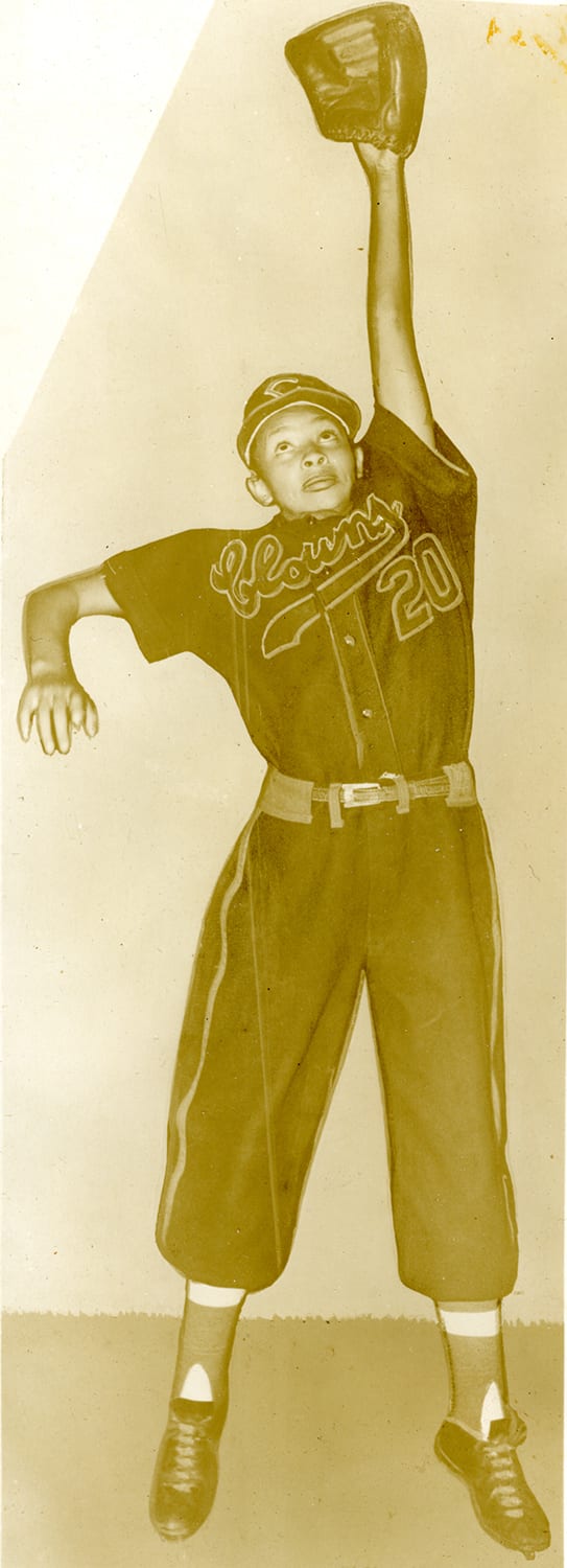 Johnson, in a promotional Clowns pic.