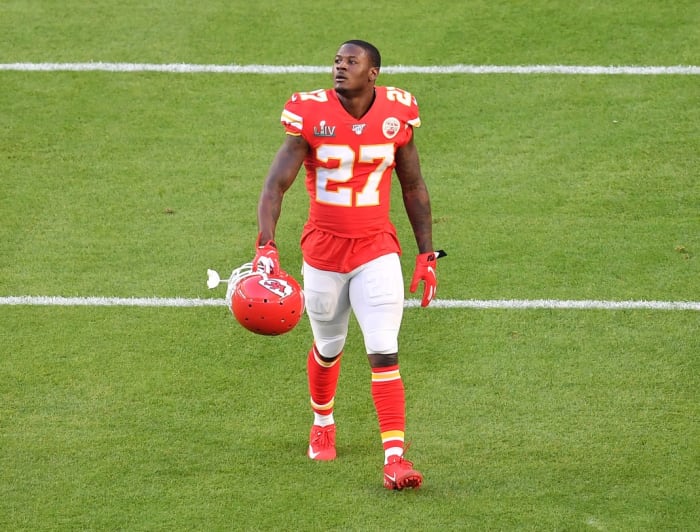 February 2, 2020; Miami Gardens, Florida, USA. Kansas City Chiefs defensive back Rashad Fenton ahead of Super Bowl LIV against the San Francisco 49ers at Hard Rock Stadium. Required credit: Steve Mitchell-USA TODAY Sports.