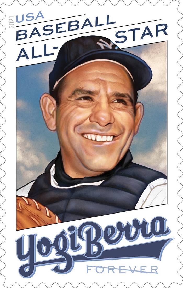 Yogi Berra s Yankees Legacy Lives On With USPS 2021 Stamp Sports 