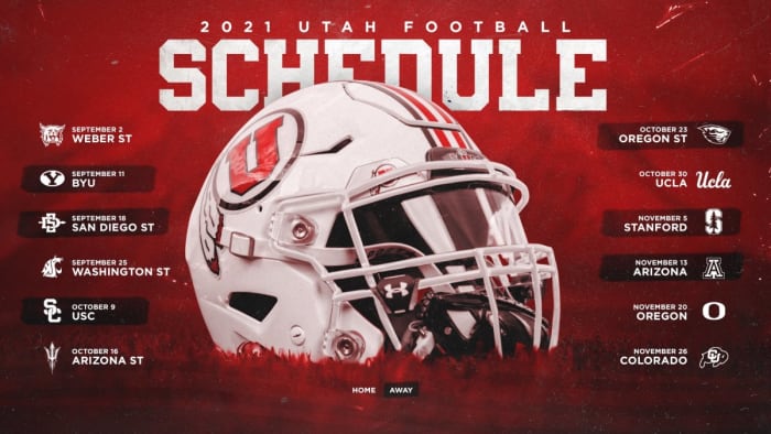Pac-12 Releases 2021 Schedule And Utah Appears To Be In Good Shape - Sports Illustrated Utah