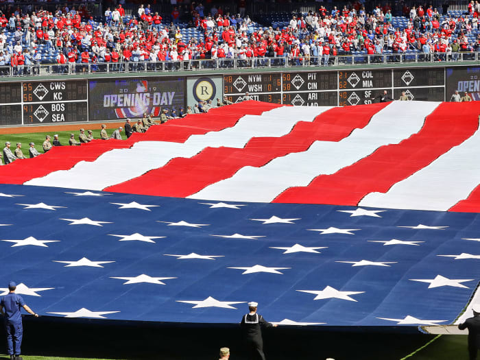Coronavirus sports shutdown hurts giant US flag makers Sports Illustrated