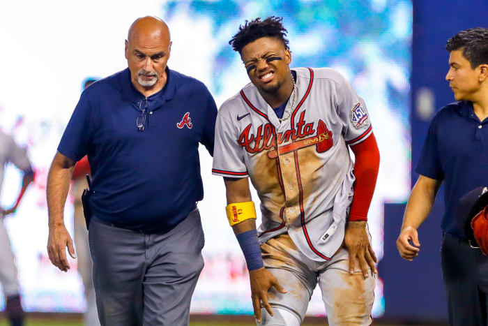 Ronald AcuÃ±a Jr., who was one of the MVP's favorites for the first half of the season, tore the ACL in mid-July.  At the time, it looked like Atlanta's chances were over in 2021.