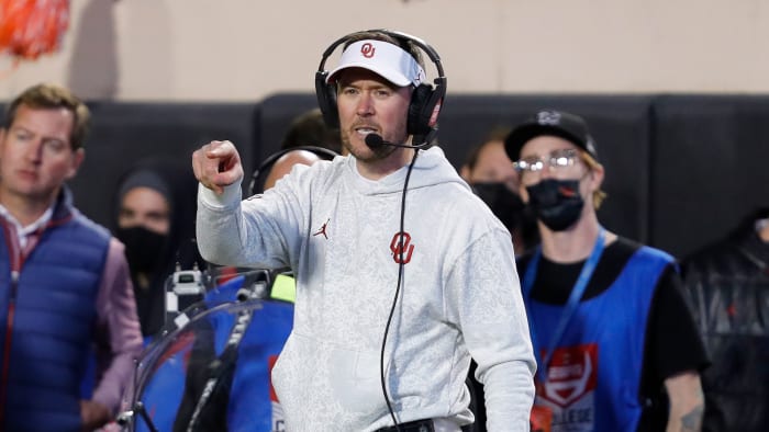 Oklahoma coach Lincoln Riley