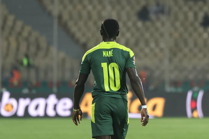 Sadio Mane pictured at AFCON 2021